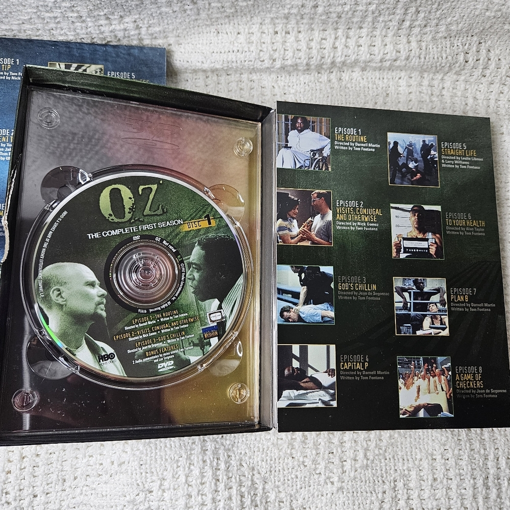OZ FIRST & SECOND COMPLETE SEASON (16 Episodes-16 Hours-6 Discs) HBO BOX SETS - Picture 11 of 11